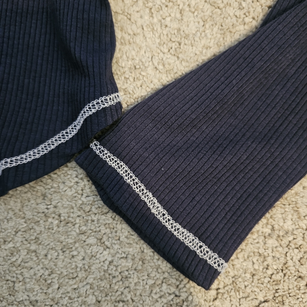 HASHTTAG NWT Raglan Long Sleeve Ribbed Top - L - Picture 3 of 3